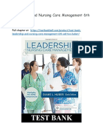 Test Bank Leadership and Nursing Care Management 6th Edition Huber