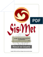 Manual Programa SISMET