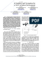 Vision-Based Guidance and Navigation For Autonomous MAV in Indoor Environment