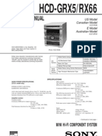 HCD-GRX5 RX66