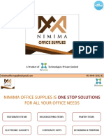 Nimima Office Supplies - Profile