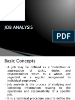 Job Analysis and Design