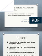 Tema 1. El Problema de La Variación Lingüística