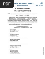 Candidaturas Presentadas para Las Elecciones Al Congreso de Los Diputados y Al Senado Del 23 de Julio