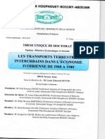 THESE - Histoire Des Transports en CIV