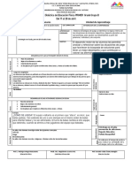 Planeación Didáctica de Educación Física PRIMER Grado Grupo B