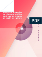 Análisis de Sentencias de Violencia Política Contra de Las Mujeres en Razón de Género