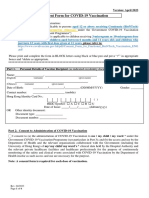 Consent Form For COVID19 Vaccination ENG