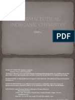 Pharmaceutical Inorganic Chemistry 1