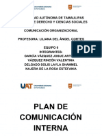 Exposición de Plan de Comunicación Interna - Equipo 6