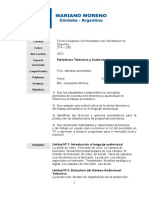 Periodismo TV y Audiovisual Deportivo - 2022