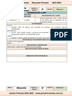 Junio - 2do Grado Educación Socioemocional (2022-2023)