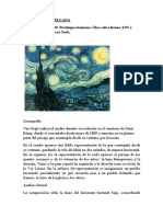 Comentario de La Noche Estrellada de Van Gogh