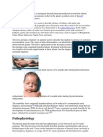 Congenital Hypothyroidism From Medscape