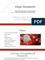 Hematologic Emergencies