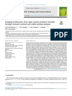 5-McCluskey 2021 Foraging Preferences of An Apex Marine Predator