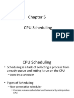 CH 5. CPUscheduling