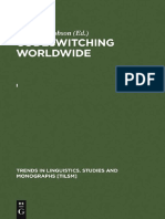 Codeswitching Worldwide. I by Rodolfo Jacobson