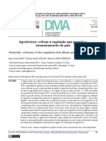 HESS, S. C. Et Al. Agrotóxicos: Críticas À Regulação Que Permite o Envenenamento Do País