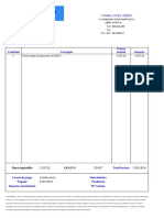 Nº Factura Fecha: 1 Primer Pago Presupuesto A/1606-5 2.547,02 2.547,02