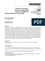 4 Inequalities in Home Learning and Schools Remote Teaching Provision During The Covid 19 School Closure in The UK