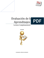 Evaluacion de Los Aprendizajes