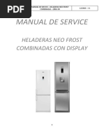 Manual de Service - Heladeras Neo Frost Combinadas - Línea NF 1