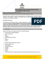 Termo de Referencia Padrao para Plano de Manutencao e Operacao para Ete Eee