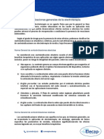 Contraindicaciones Generales de La Electroterapia