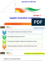 Chapter 07 Supplier Evaluation and Selection - M