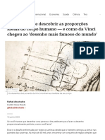 4 Tentativas de Descobrir As Proporções Ideais Do Corpo Humano - e Como Da Vinci Chegou Ao 'Desenho Mais Famoso Do Mundo' - BBC News Brasil