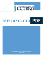 Informe Clínico y DX