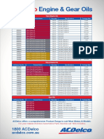 ACDELCO Catalogue Fluids Oils