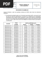 018 Decisiones de Asamblea