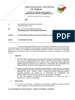 INFORME N 13 Fatib - Agua - Saneamiento - Puerto Malleta