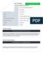 Sample Scope of Works Template by Smartsheet