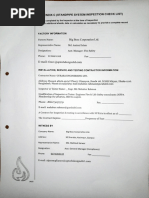 Fire Hydrant System Inspection Testing Record