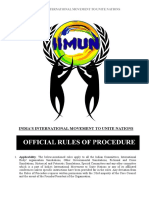 I.I.M.U.N. Rules of Procedure