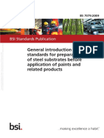 BS 7079-2009 General Introduction To Standards For The Preparation of Steel Substrates Before Application of Paints and Related Products