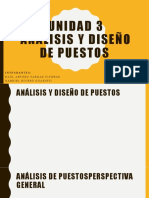 Analisis y Diseño de Puestos - Unidad 3