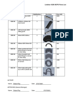 Liebherr 9250 Bucket Cylinder Protection System Parts List