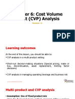 Chapter 6 CVP Analysis - Part II Student Version