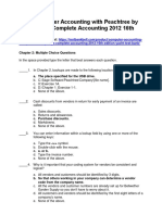 Computer Accounting With Peachtree by Sage Complete Accounting 2012 16th Edition Yacht Test Bank