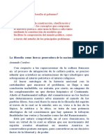 La Filosofía Como Fuerza Generadora de La Nacionalidad