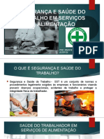 Aula 2 - SEGURANÇA E SAÚDE DO TRABALHO EM SERVIÇOS DE