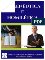 Apostila Homilética & Hermenêutica