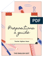 Prepositions, A Guide