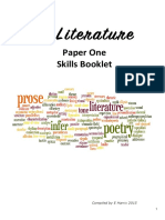 IB Literature Paper 1 Skills Book PDF