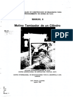 Molino Tamizador de Un Cilindro: Manual 6