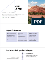 Cours Pratique Gestion de La Paie MAROC 2023: by Jérôme Eriyomi AKINDELE